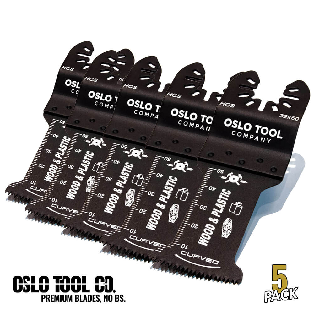 5 pcs multitool blade for fast and precise cuts in soft wood and PVC