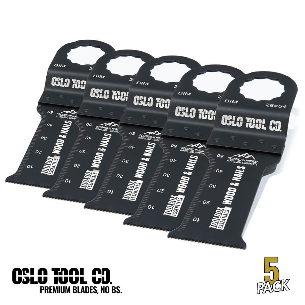 5 pcs multitool blades with fein supercut fitment